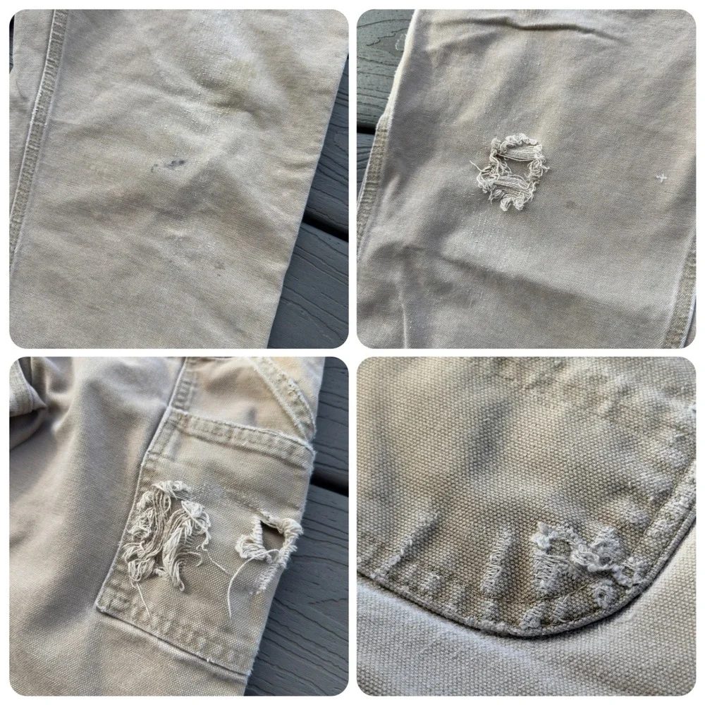 Y2K Distressed B11 DKH Carhartt Carpenter Khaki Color Pants